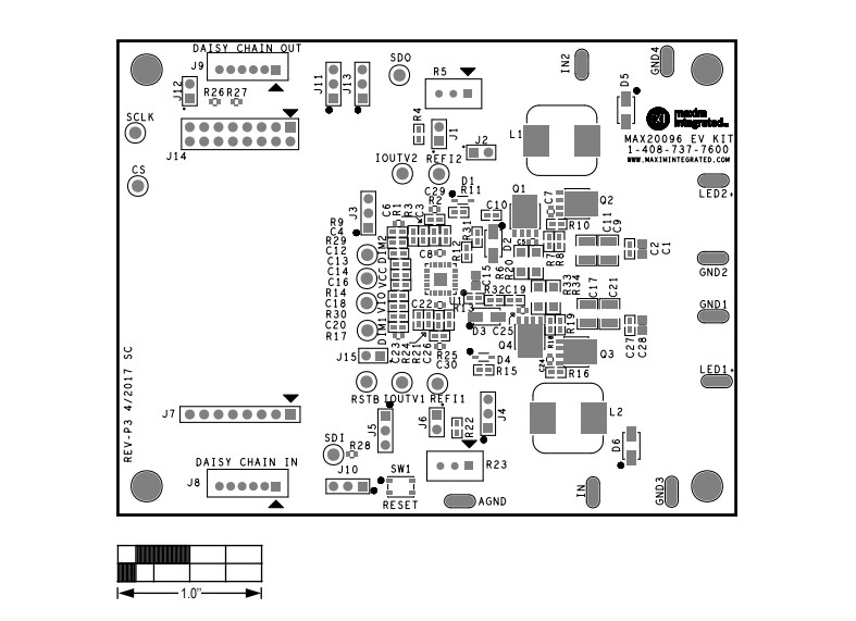 Location Circuit - Analog Devices / Maxim Integrated MAX20096EVSYS Evaluation Kit